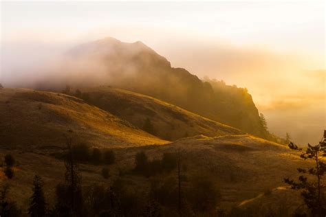 Fog Rolling Into The Okanagan Valley This Morning At Sunrise Vernon B