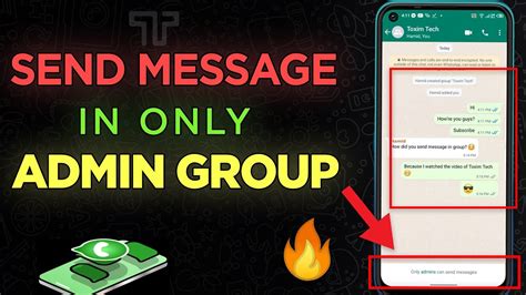 How To Send Message In Only Admins Can Send Messages Groups Whatsapp