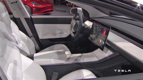 Inside The Tesla Model 3 Prototypes Super Minimalist
