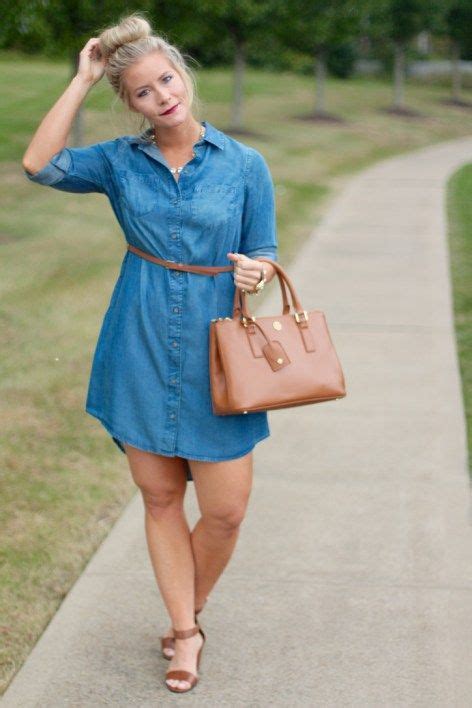 target style the iconic chambray shirt dress afternoon espresso chambray shirt dress