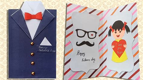 How To Make A Homemade Fathers Day Card Crafting Papers