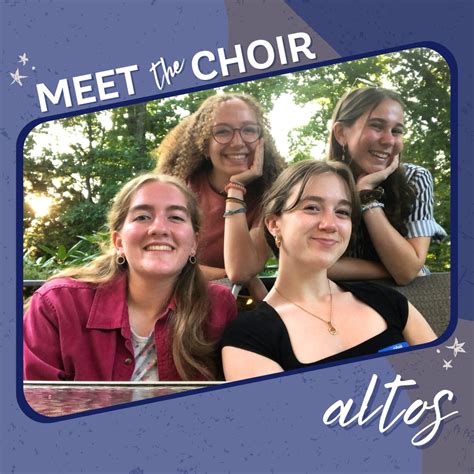 Meet Our Alto Section For Fall Penn State Concert Choir