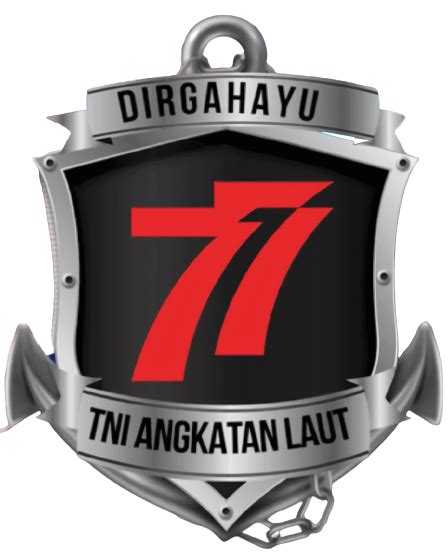 Logo Hut Tni Angkatan Laut 2022 Ke 77 Tahun Format Png