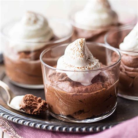 Easy Chocolate Mousse Recipe Made In 15 Minutes Baking A Moment