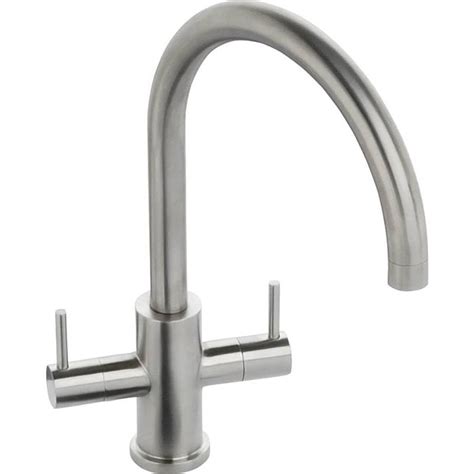 Abode Novar Stainless Steel Monobloc Kitchen Sink Mixer Tap At