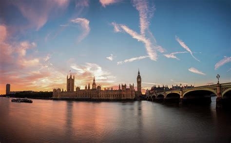 Big Ben Sunset Panorama In London Photograph By Paul Wynn Mackenzie