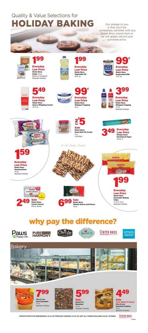 Stater Bros Weekly Ad Oct 21 – Oct 27, 2020