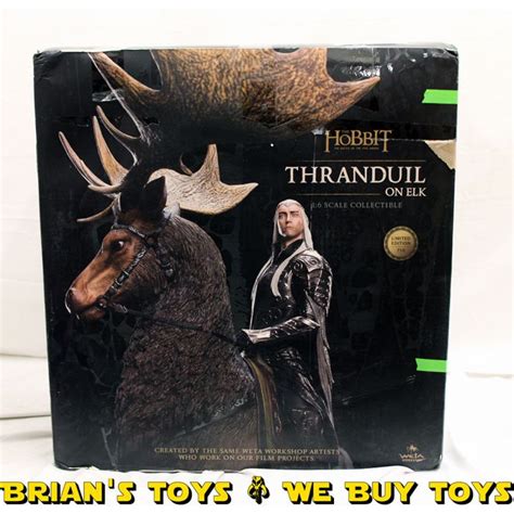 Weta The Hobbit Thranduil On Elk 16 Scale Statue Brians Toys