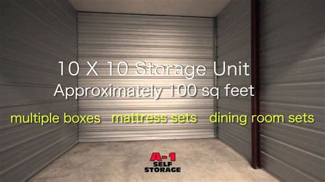 10x10 Storage Unit Bios Pics