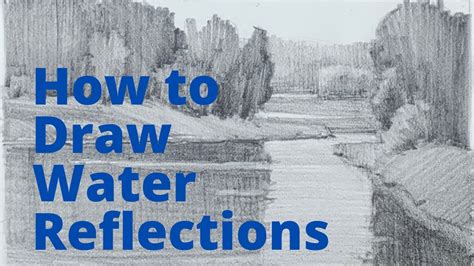 How To Draw Water Reflections Youtube