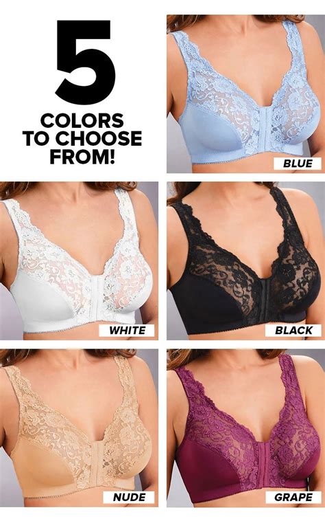 Front Hooks Stretch Lace Super Lift And Posture Correction ALL IN