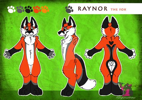 Raynor The Fox Reference Sheet By Furryfursuitmaker On Deviantart