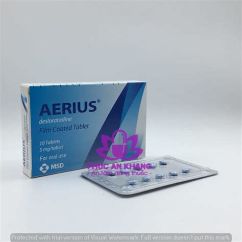 Aerius Tablets 5mg Nhà Thuốc Phúc An Khang