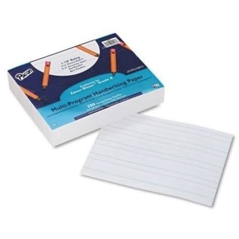 Pacon Multi Program Handwriting Paper 1 18 Inch Rule 10 12 X 8