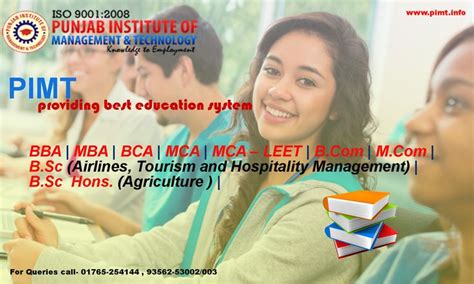 Pimt Has Open Their Doors For Admissions For Course Bba Mba Bca