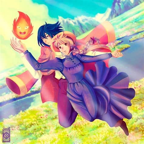 Commission Howls Moving Castle By Rusembell On Deviantart