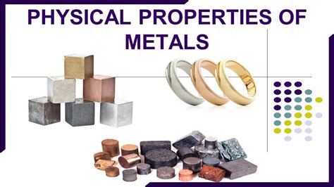 Physical Properties Of Metals Metals And Non Metals Part 2 Youtube