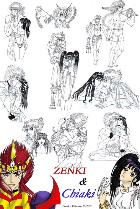 Zenki And Chiaki Doodles By Goddessrhiannon13 On Deviantart