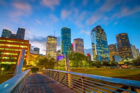 Downtown Houston Skyline Stock Photo Image Of Houston 84577242