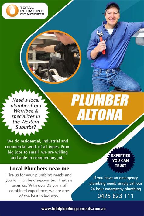 If you have a plumbing emergency, you need to find a local company that can get to your home quickly. http://totalplumbingconcepts.com.au | Plumbers near me ...