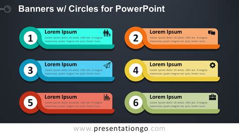 4 Stacked Banners For Powerpoint Presentationgo