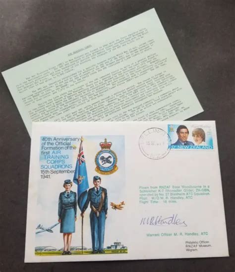 New Zealand 40th Formation Air Training Corps Squadrons 1981 Fdc