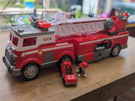 Paw Patrol Ultimate Rescue Fire Truck Set With Marshall Full Working