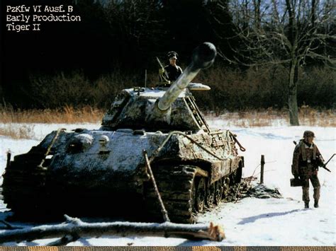 Any Pictures Of The King Tiger In Winter Camouflage Armchair General