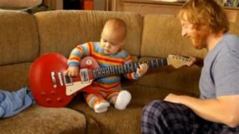 Cgi Baby Plays Guitar In Stealth Ad Video