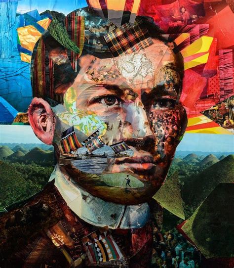 Great Rizal Collage Art By Jeff Huntington Philippine Art Filipino