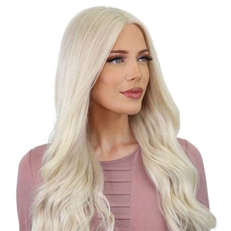 24 Divine Lace Top Wig Ice Blonde