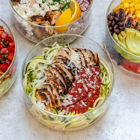 Grilled Chicken Meal Prep Bowls 4 Creative Ways For Clean Eating