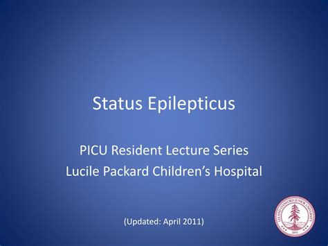 Ppt Status Epilepticus Powerpoint Presentation Free Download Id