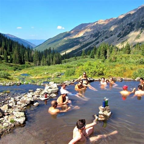The Conundrum Hot Springs Near Aspen Is Located In A
