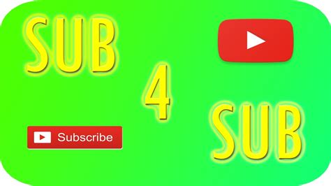 Thoughts On Sub 4 Sub Youtube