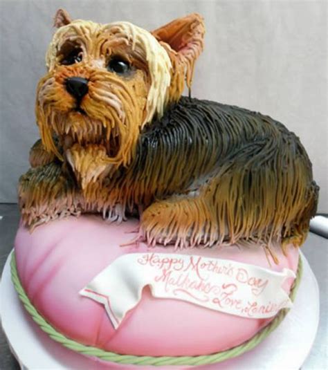 Most dogs simply lazily stretch up in the morning, lick you out of your bed and play, nap, eat and get loved by their humans. Cool Cakes in the Form of Dogs (12 pics) - Izismile.com