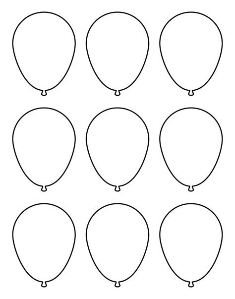 10 Best Printable Balloon Cutouts
