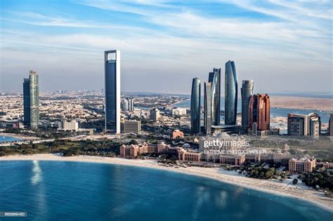 Abu Dhabi Skyscrapers High Res Stock Photo Getty Images