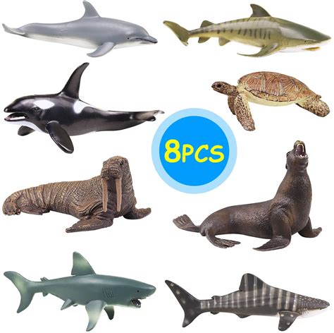 Toys Animals And Dinosaurs Action Figures Plastic Sea Ocean Animal Shark