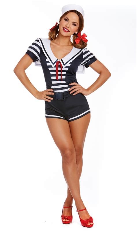 Womens Seaside Sailor Costume