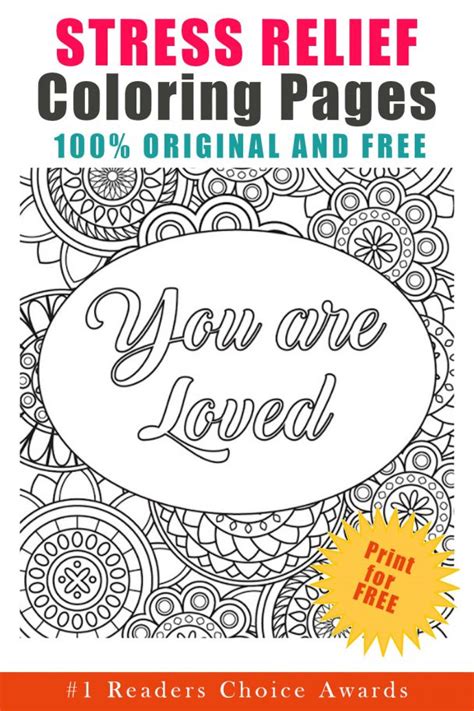 Stress Relief Coloring Pages Updated 2023