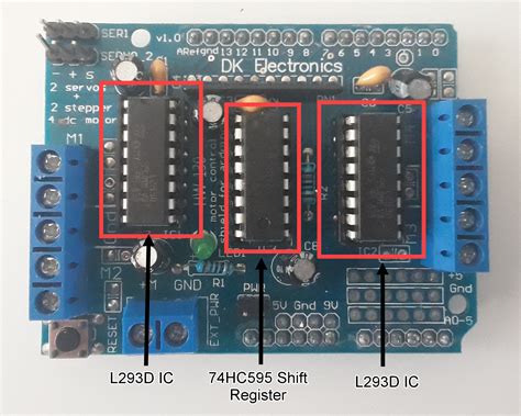 How Arduino L293d Motor Shield Works With Simulation In Proteus Ee Diary