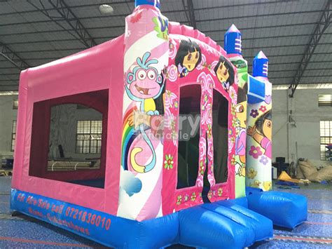 In the world dome geodesic dome structure known as the manufacturer of dora haus, with dora plus construction dorahaus, using the industry family design, construction and production experience. Rosa Haus-Werbung Prinzessin-Large Dora Inflatable Bounce ...