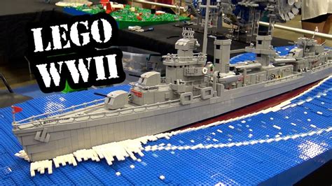 Lego Wwii Fletcher Class Destroyer With Motorized Guns Youtube