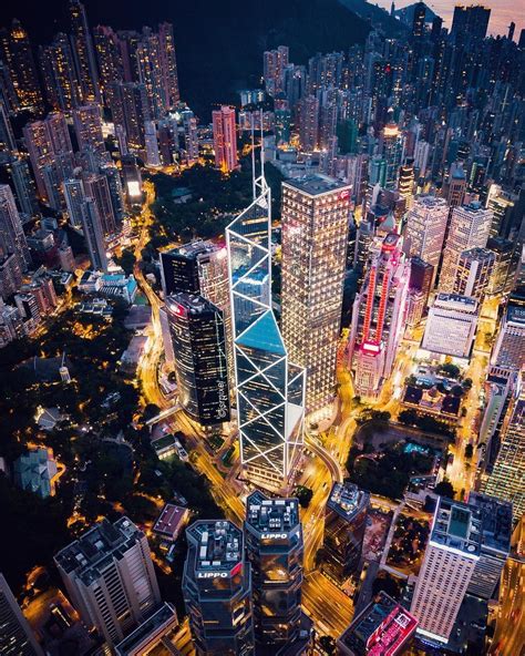 Hong Kong Night China City This Year The Two Biggest Have