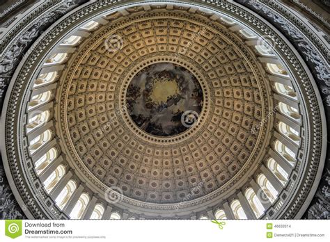 Dome Inside Of Us Capitol Washington Dc Stock Photo Image Of Capitol