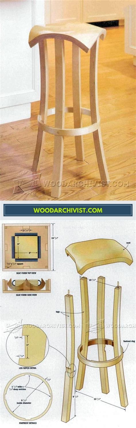 Diy Bar Stools Furniture Plans And Projects