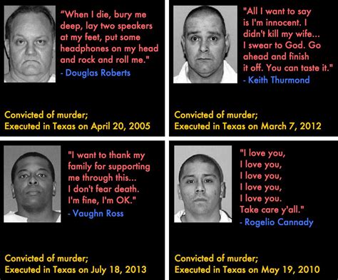 What Death Row Inmates Say In Their Last Words