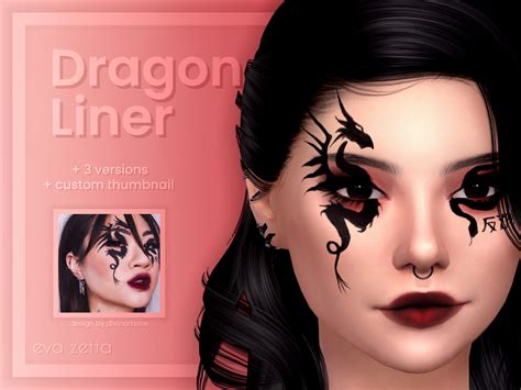 The Sims Resource Dragon Eyeliner Eva Zetta In 2022 Sims Sims 4