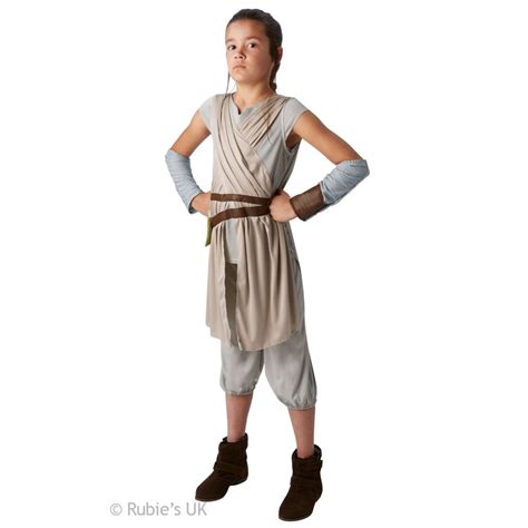 Star Wars The Force Awakens ~ Rey Deluxe Kids Costume Star Wars